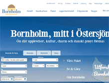 Tablet Screenshot of 2bornholm.se